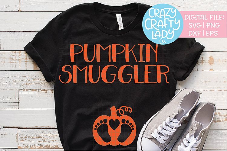 Pumpkin Smuggler SVG DXF EPS PNG Cut File