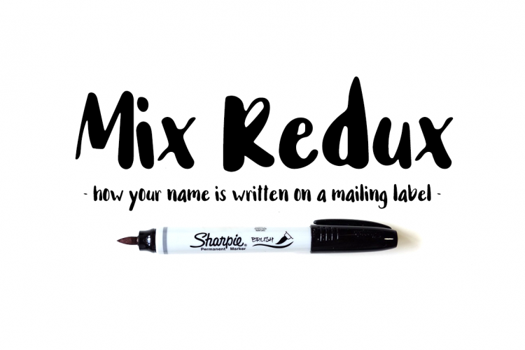 Redux - your name on a mailing label