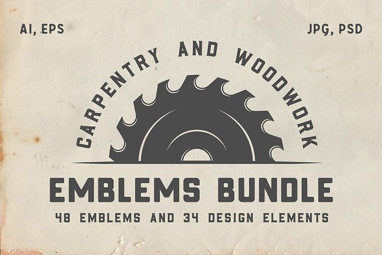 Vintage Carpentry Emblems part 2