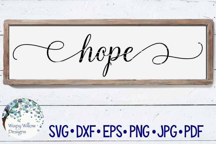 Hope Sign SVG