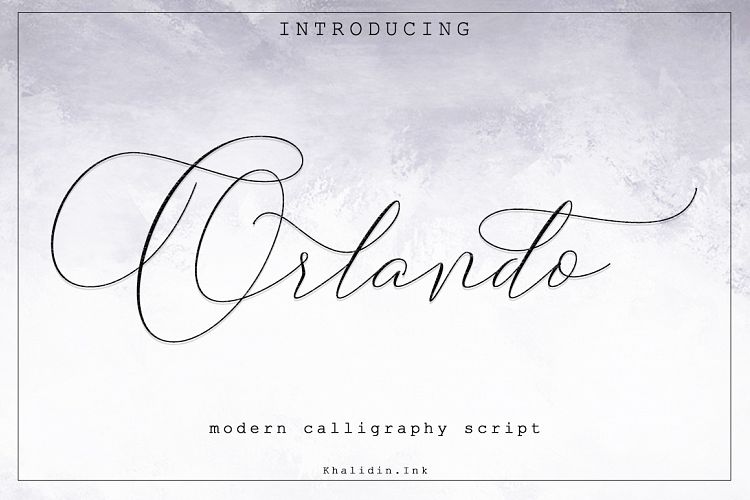 Orlando Script Font