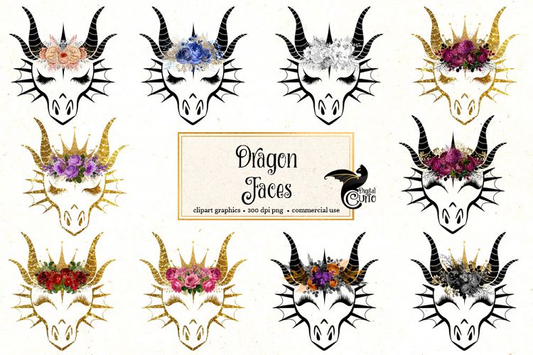 Dragon Face Clipart