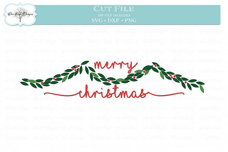 Christmas Garland - SVG DXF PNG