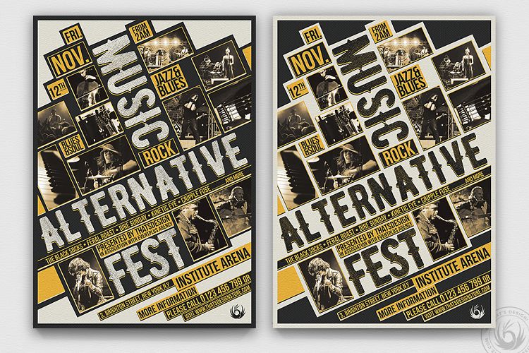 Music Festival Flyer Template V11