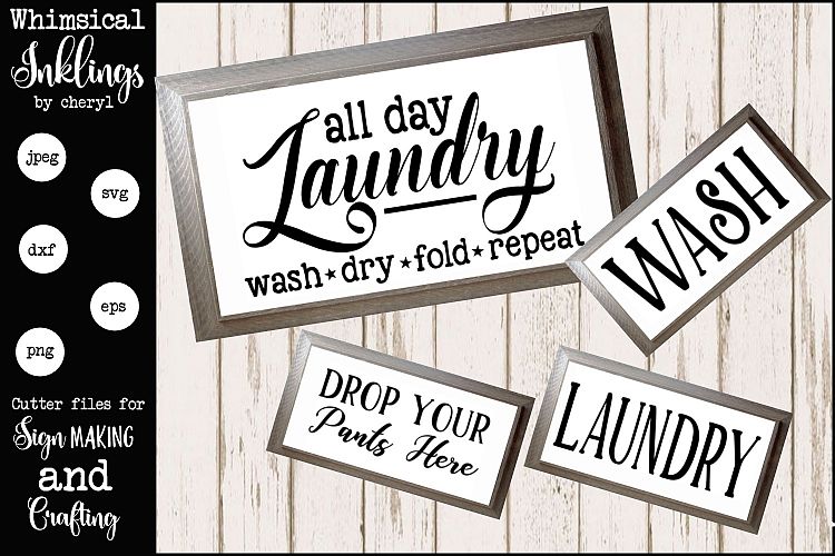 All Day Laundry SVG Set