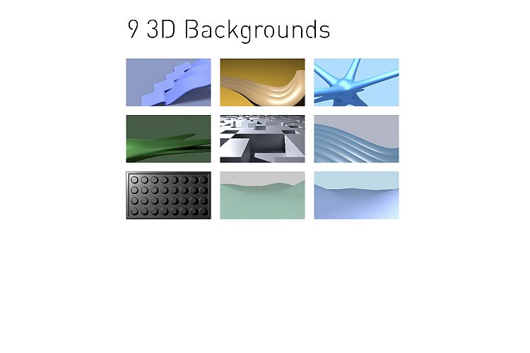 9 3D Backgrounds