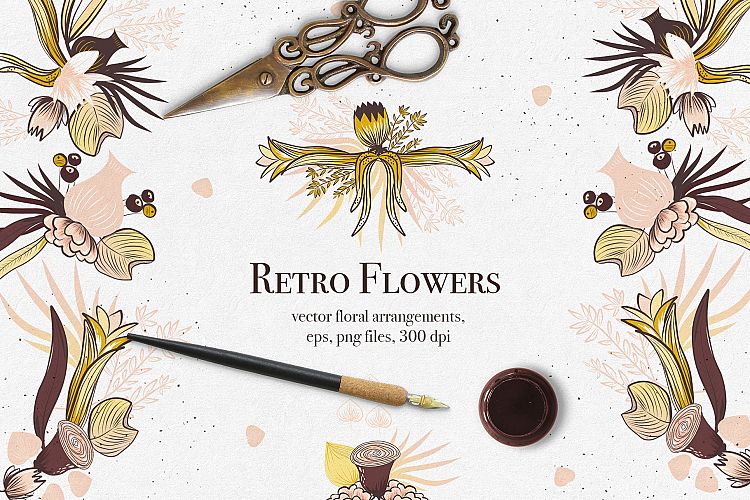 Retro Flowers
