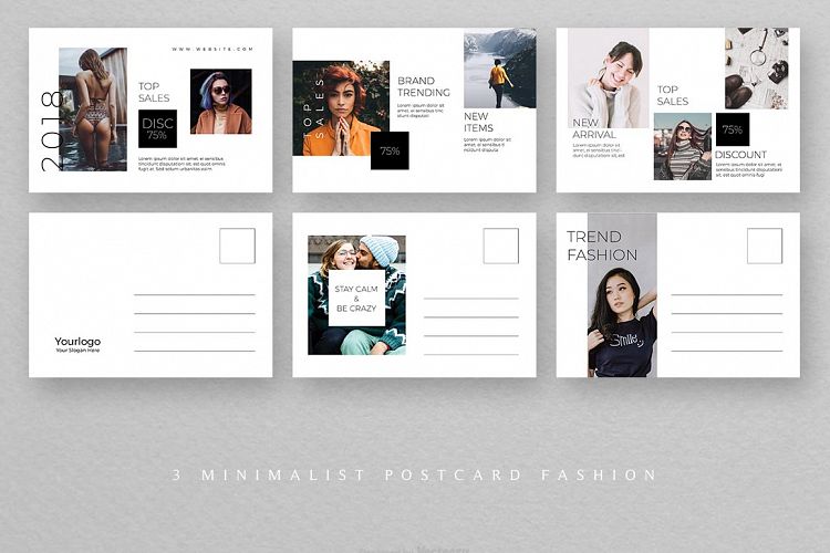 Fashion Postcard Templates