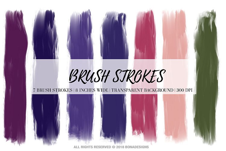 Brush Strokes, Digital Brush Strokes