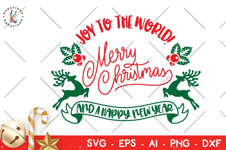 Christmas svgJoy to the world svg Merry christmas svg