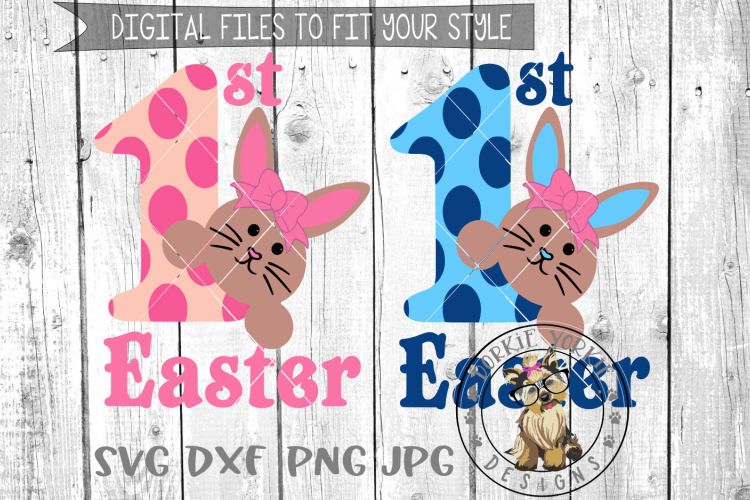 My First Easter mini Bundle Boy & Girl - 1st - SVG cut file