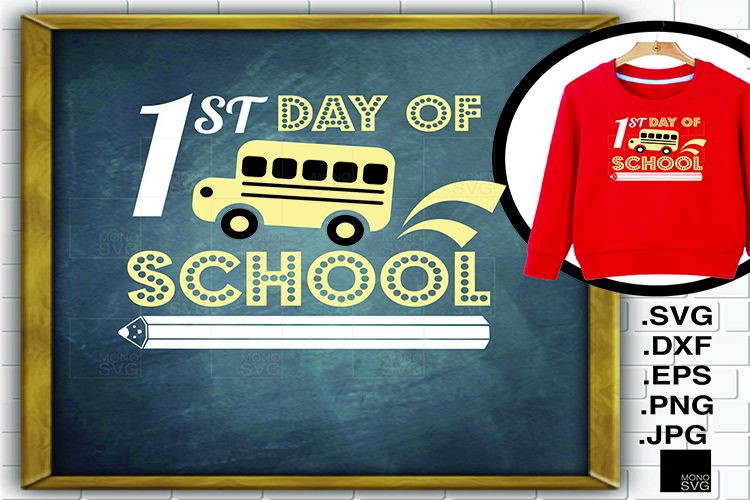 First Day of School SVG