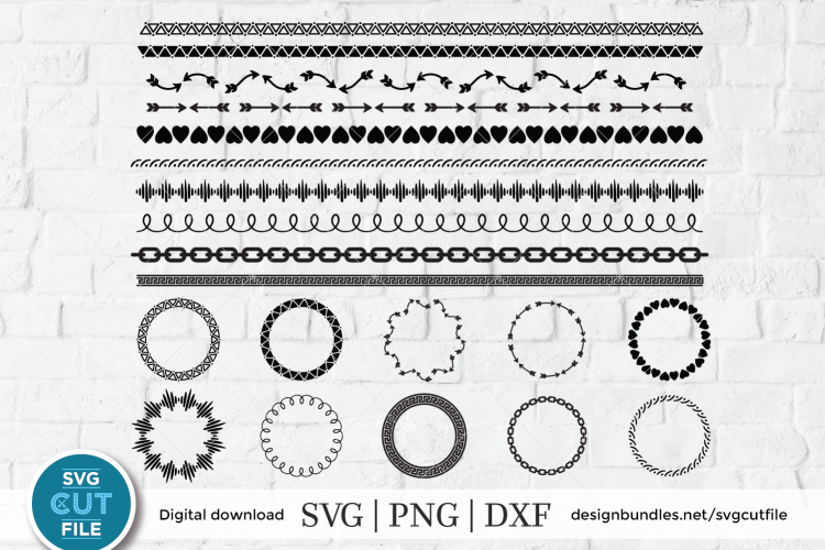 Download Divider line svg, borders svg, Circle frame svg, dividers