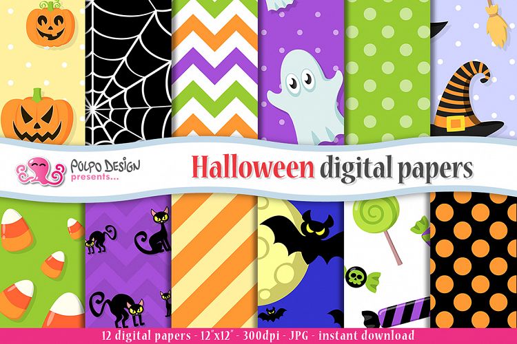 Halloween Digital Paper