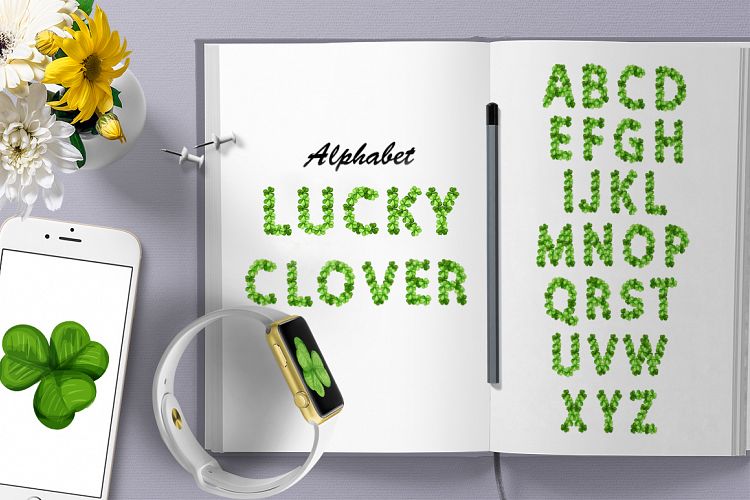 Lucky Clover alphabet