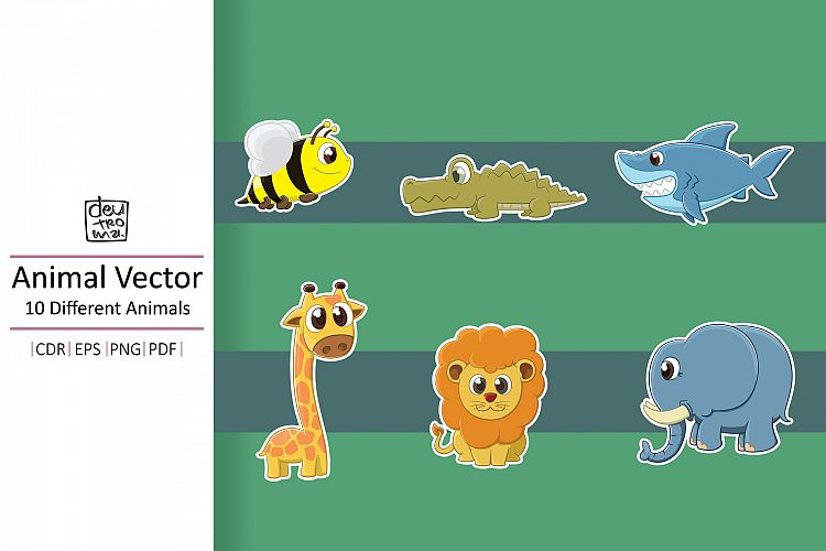 Hand Drawing Animals Vector - EPS CDR PDF PNG