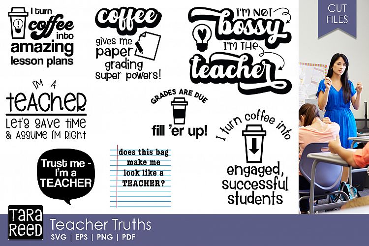 Teacher Truths Teacher Svg And Cut Files For Crafters