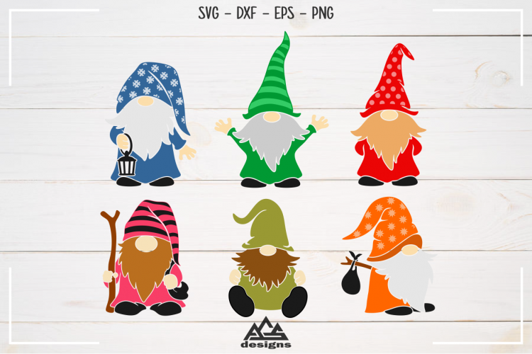 Gnome Packs Svg Design