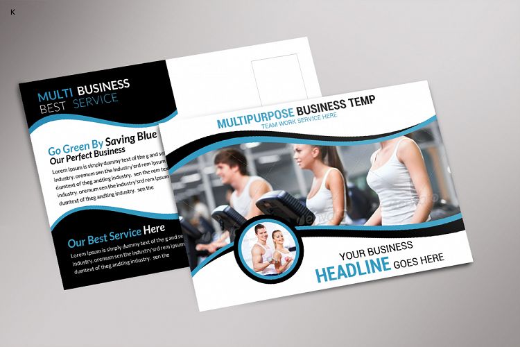 Multi Purpose Business Post Card