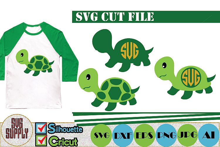 Turtle SVG Cut File