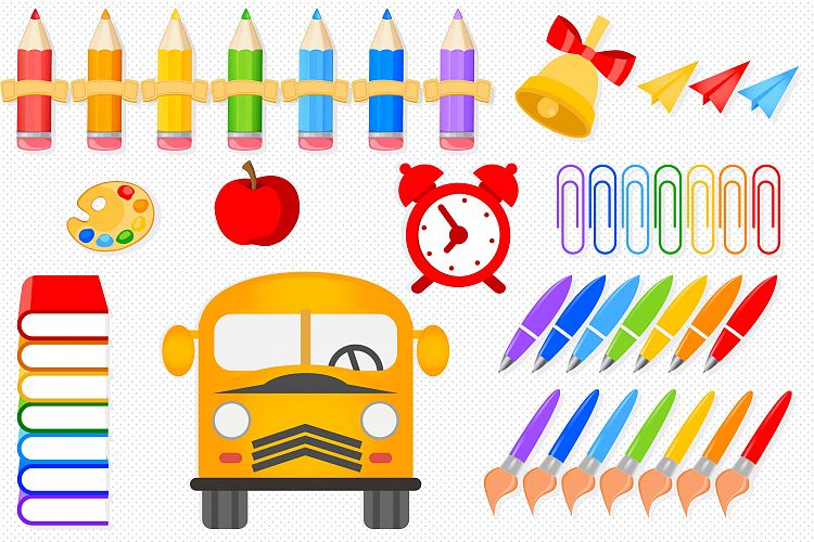 Back to school illustrations, Back to school graphics