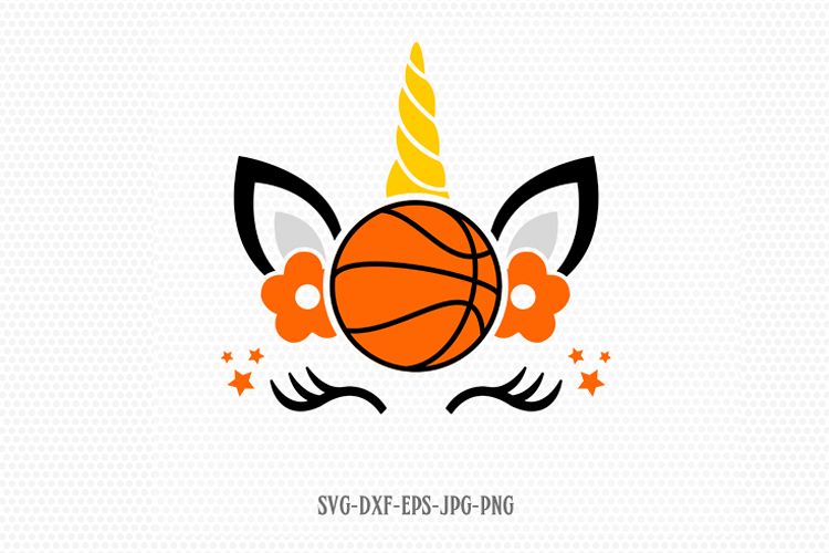 unicorn svg, unicorn eyelashes, basketball unicorn svg