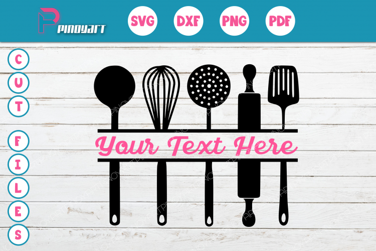 kitchen svg, kitchen monogram svg, kitchen svg file
