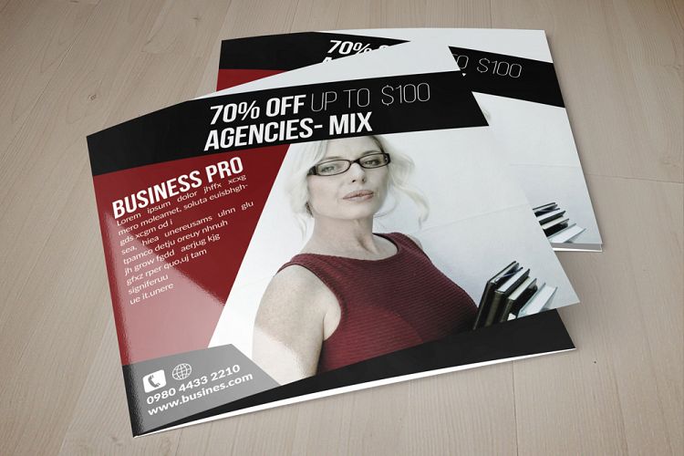Multiuse Business Square Trifold Brochure