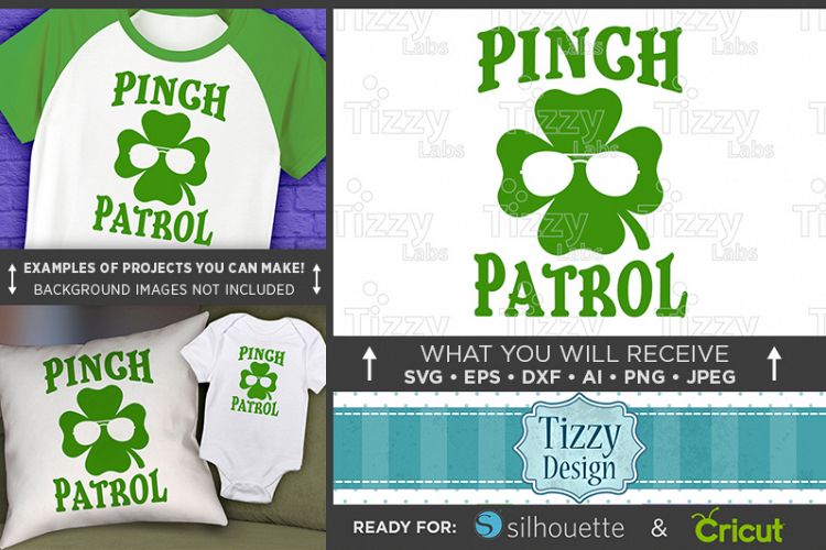 Pinch Patrol Shirt SVG File - St. Patricks Day Shirt - 1082