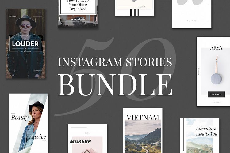 50 Instagram Stories Bundle
