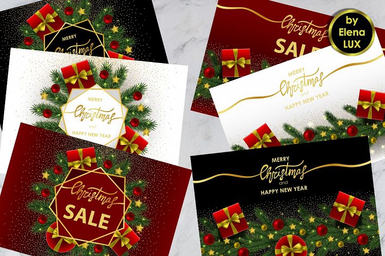 Winter Holiday Card Set