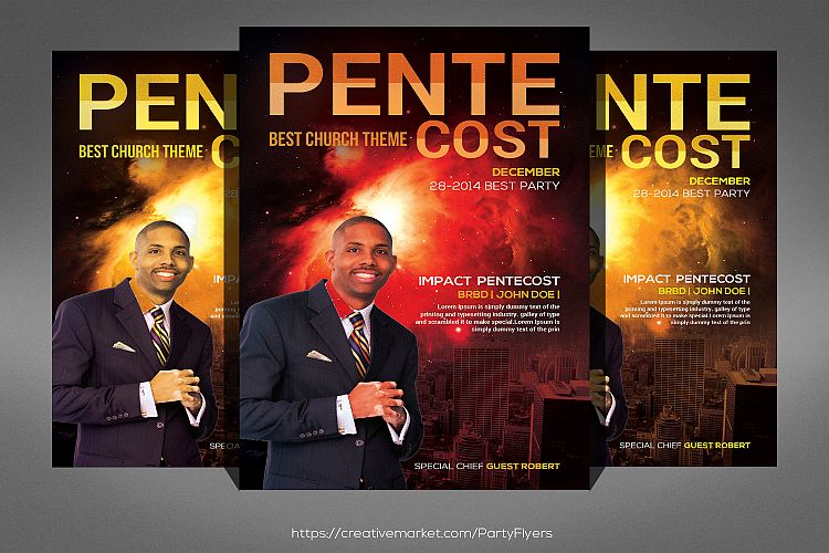 Pente Cost Church Flyer
