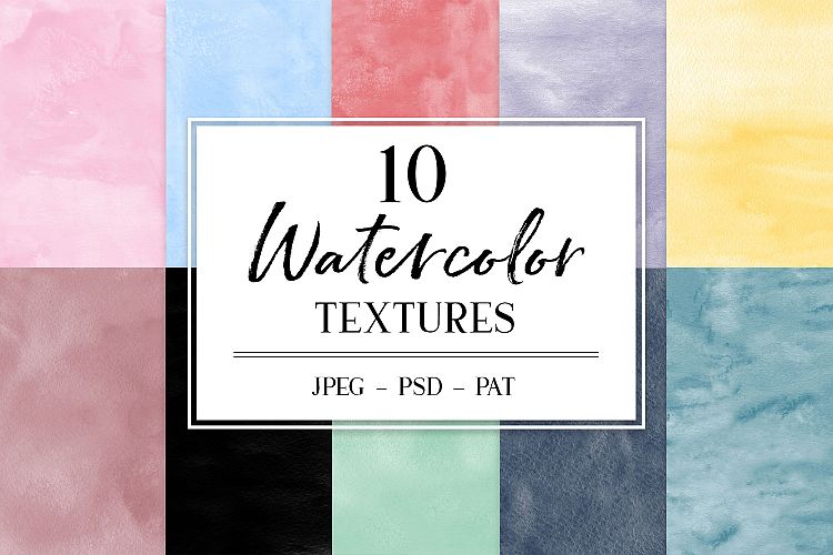 10 Watercolor Backgrounds