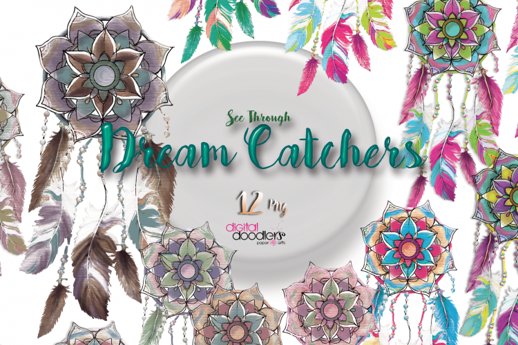 Mandala Inspired Dreamcatchers 