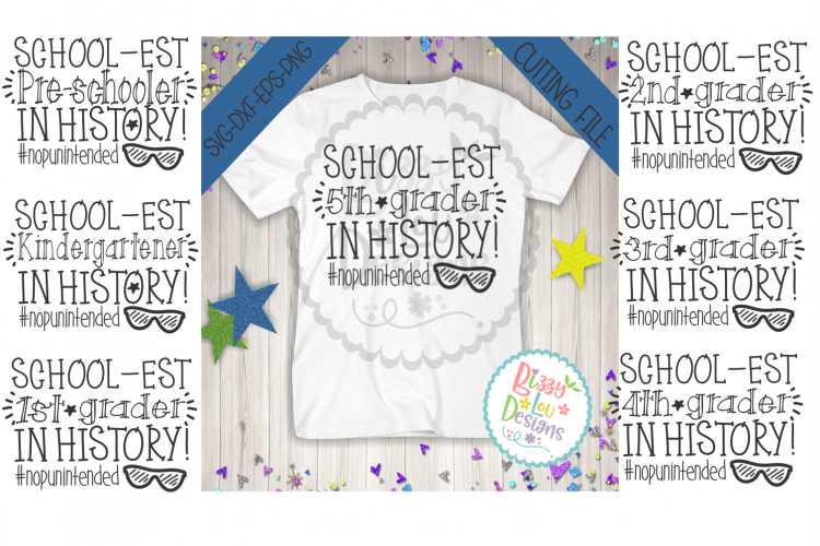 Back to school Bundle SVG DXF EPS PNG cutting files