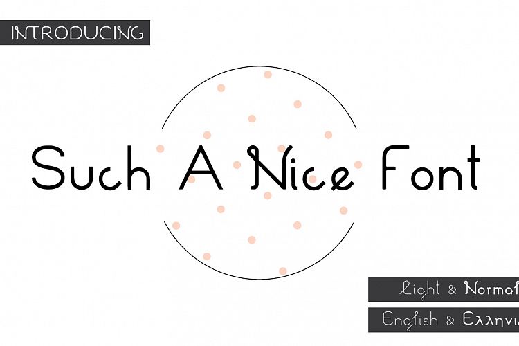 Such a Nice Font