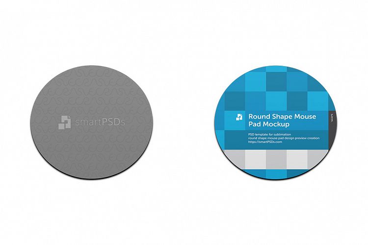Download Round Shape Mouse Pad Design Mockup 21152 Mock Ups Design Bundles