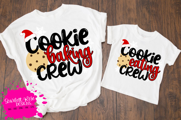 Cookie Baking - Eating Crew - Christmas SVG