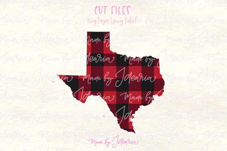 Plaid Texas svg, texas svg, buffalo plaid svg
