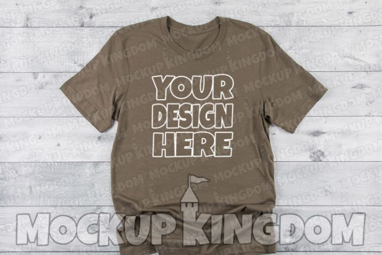 Unisex Crew Neck Shirt Mockup, Bella Canvas Mockup