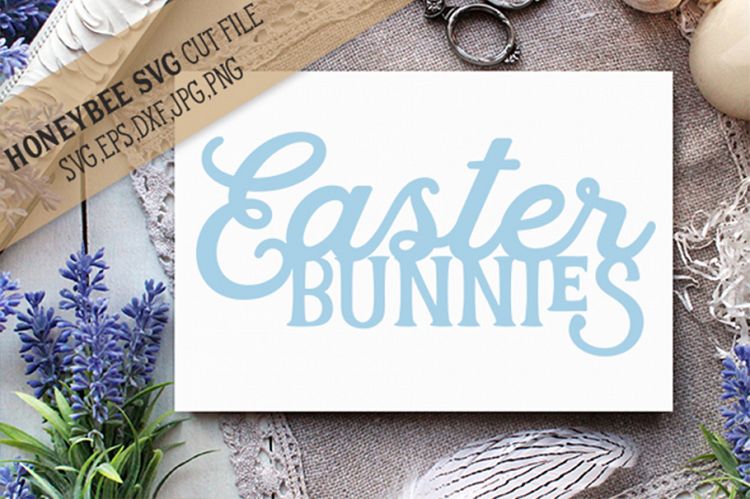Easter Bunnies SVG Cut File