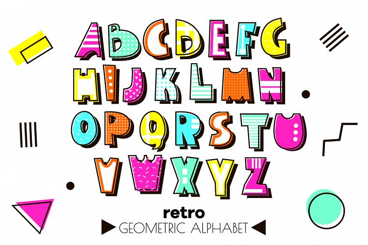 RETRO ALPHABET