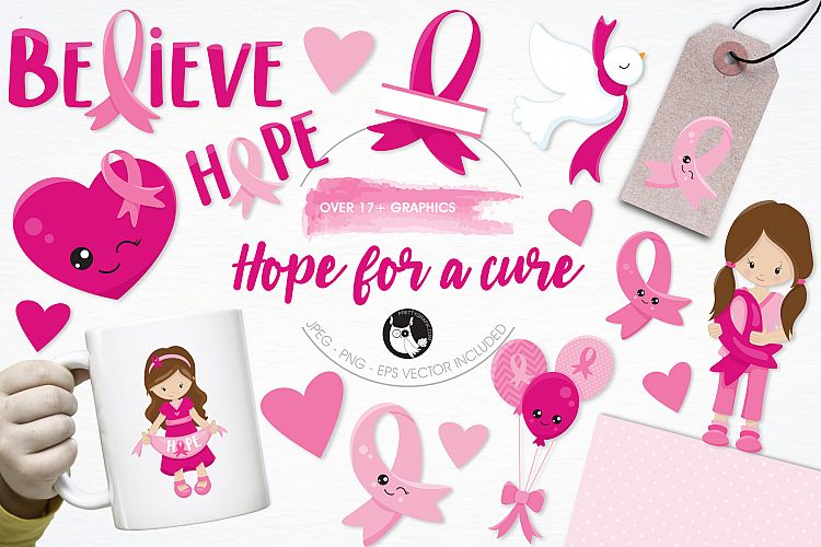Hope for a Cure  graphics and illustrations