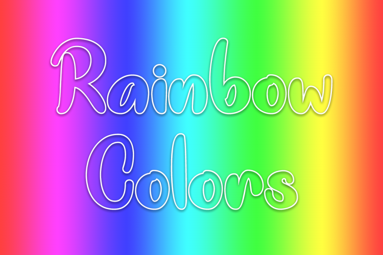 Rainbow Colors