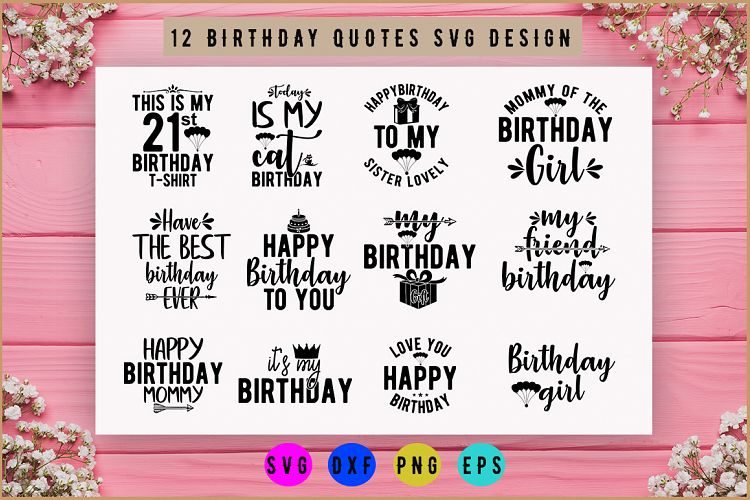 15 Birthday SVG Design Bundle Vol 2
