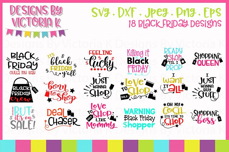 Black Friday Bundle SVG Cut Files