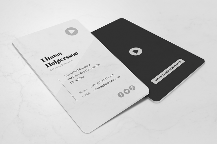 Minimalist Business Card Vol. 10