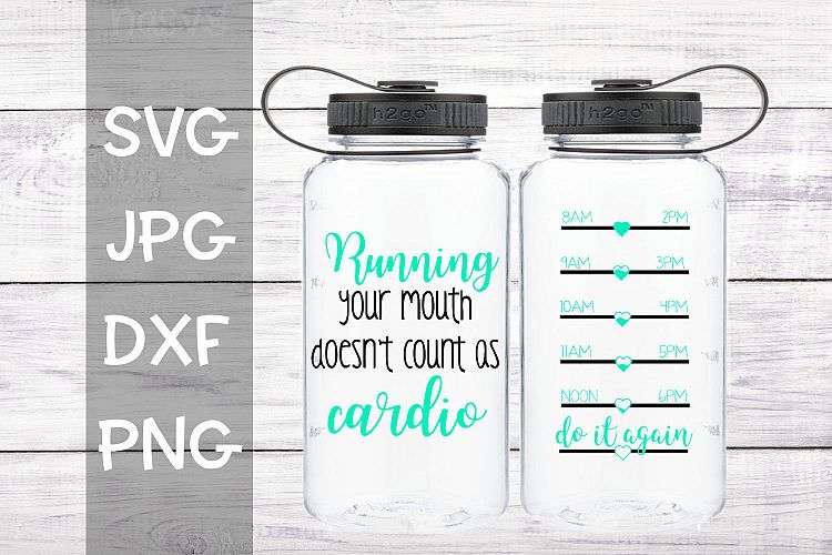 Running your mouth doesnt count as cardio, svg