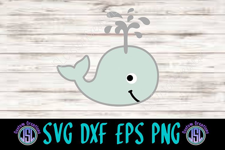 Download Baby Whale | SVG DXF EPS PNG Digital Cut File