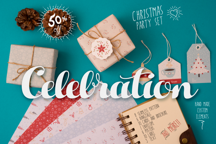 Christmas hand made celebration PACK